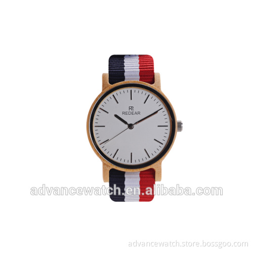 Wholesale Fashion Wood Watch Men, Custom Logo Wrist Watch, Nato Strap watch and all wood watch for men and women